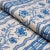Contemporary SAMPLE - Schumacher Parvati Floral Stripe Fabric In Delft For Sale - Image 3 of 3