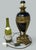 Blue Antique Vintage Pair Cobalt Blue Gold Bronzed Porcelain Electric Table Lamps For Sale - Image 8 of 8