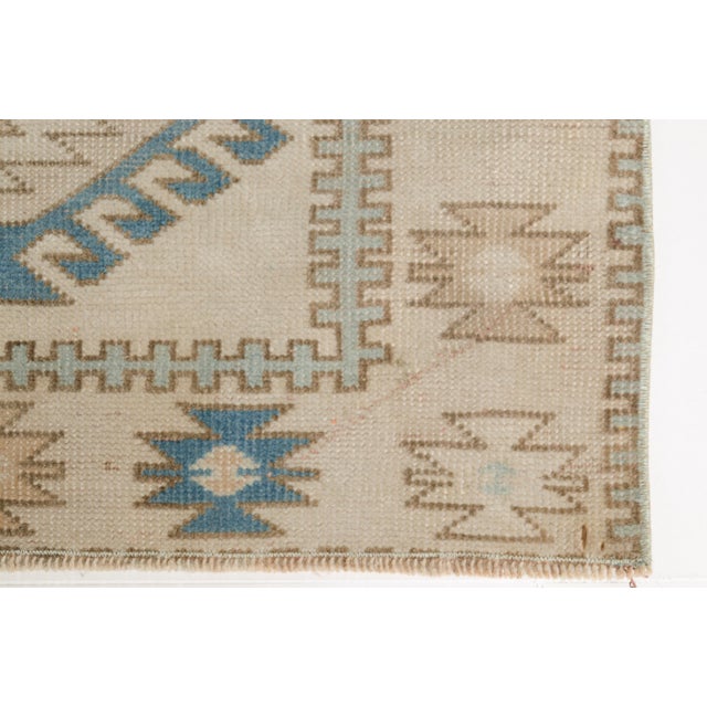 Turkish Mid 20th Century Greometric Anatolian Kurdish Carpet For Sale - Image 3 of 10