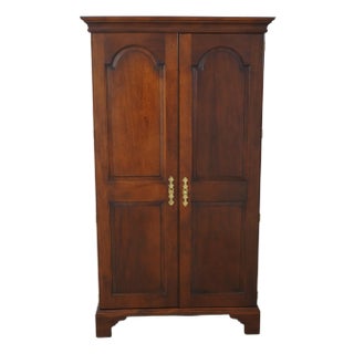 Stickley Raised Panel Mahogany Bedroom Armoire Wardrobe For Sale