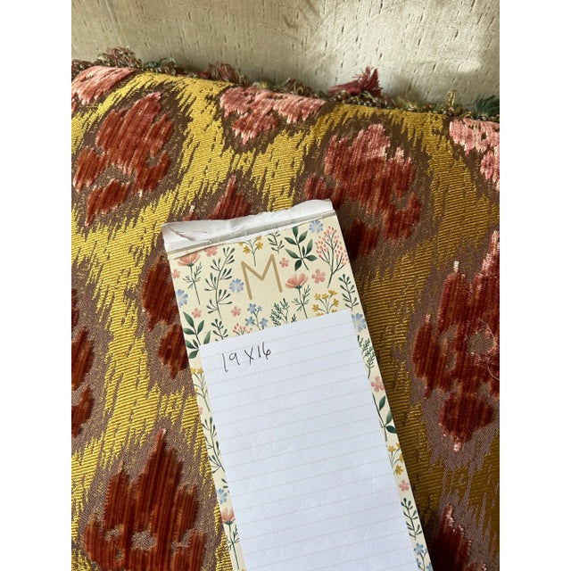 Boho Chic Luigi Bevilacqua Silk Velvet Pillow For Sale - Image 3 of 4