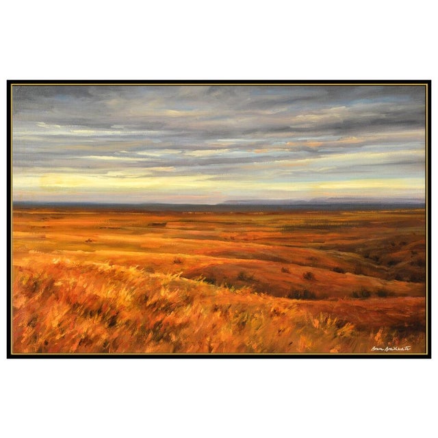 Abstract Expressionism Late 20th Century Prairie Breeze, Bruce Braithwaite For Sale - Image 3 of 5