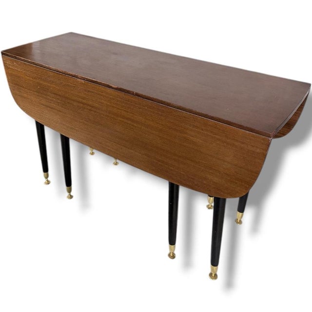 Mid-Century Drop-Leaf Spider Leg Folding Table from G Plan For Sale - Image 9 of 11