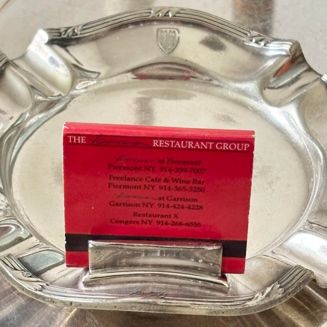 1929 Silver Ashtray Chalfonte-Haddon - Atlantic City For Sale In Columbus - Image 6 of 9