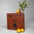 Small Japanese drawer cabinet from the 1930s, with a warm chestnut-brown colour and a beautifully aged wooden surface. Its...