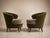1960s Pair of “Concha” Armchairs in Two-Tone Mohair by Joaquim Tenreiro, Brazil, 1960s For Sale - Image 5 of 18