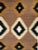 American Vintage Navajo Rug, Eye Dazzler Pattern, Native American Art, 3x5 For Sale - Image 3 of 5