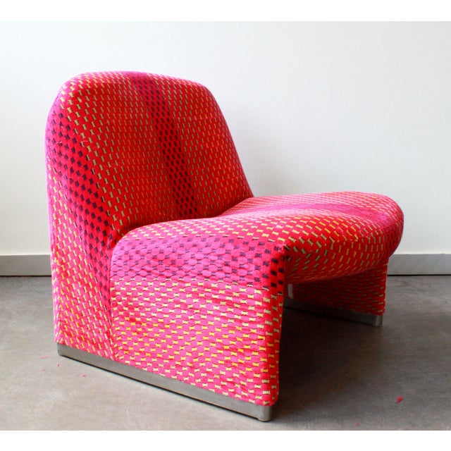 Textile Alky Lounge Chair by Giancarlos Piretti for Anonima Castelli, Italy, 1969 For Sale - Image 7 of 14
