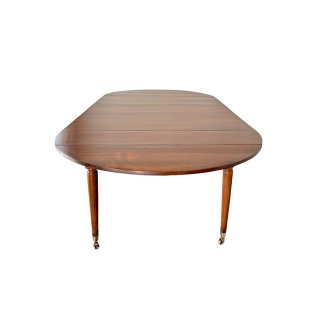 18th Century Louis XVI Walnut Extension Dining Table For Sale - Image 4 of 10