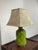 Anthropologie Anthropologie Lime Green Ceramic Filigree Table Lamp For Sale - Image 4 of 11