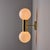 1970s 1970s Motoko Ishii Opaline Glass Double Sconce for Staff Leuchten For Sale - Image 5 of 12
