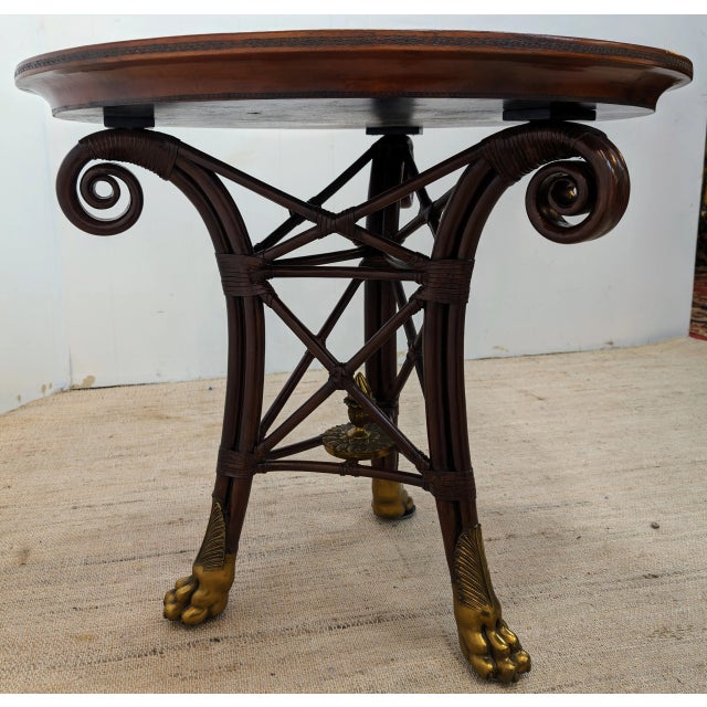 Maitland - Smith 1990s Maitland Smith Side Table For Sale - Image 4 of 12