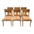 Mid Century Modern Klismos Style Dining Chairs- Set of 6 For Sale