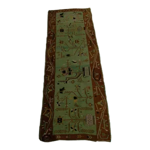 1850s Antique Central Asian Flat Weave Kilim Rug