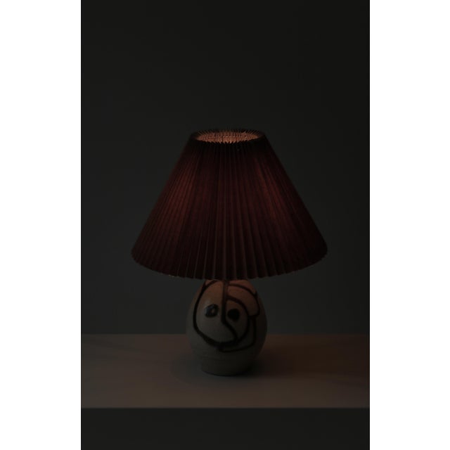 Scandinavian Modern Table Lamp from AP Stoneware, Bornholm, Denmark, 1970s For Sale - Image 9 of 15