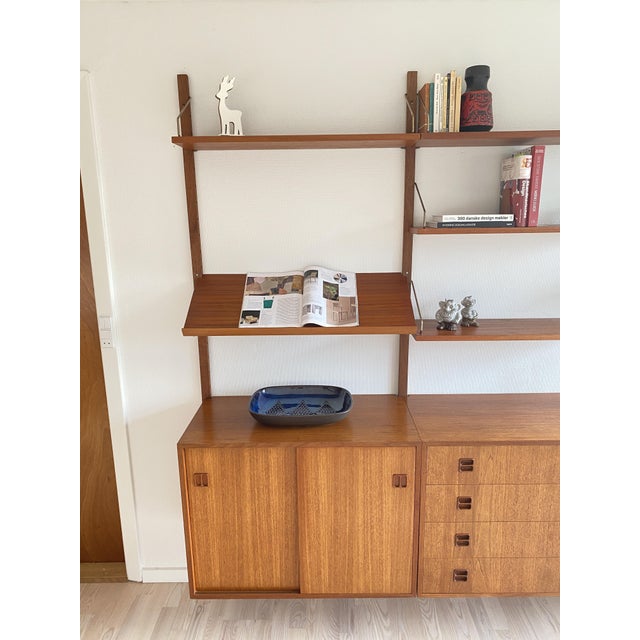 Danish Modular Wall Unit in Teak by Poul Cadovius, 1960s, Set of 14 For Sale - Image 6 of 18