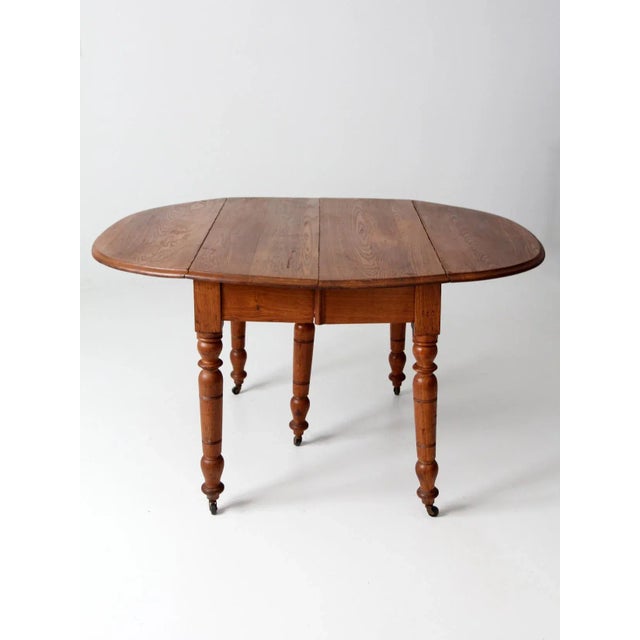Antique Drop Leaf Table For Sale - Image 4 of 13