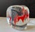 Mid-Century Murano Style Aquarium Art Glass Paperweight Sculpture With Red Angelfish For Sale In Indianapolis - Image 6 of 8