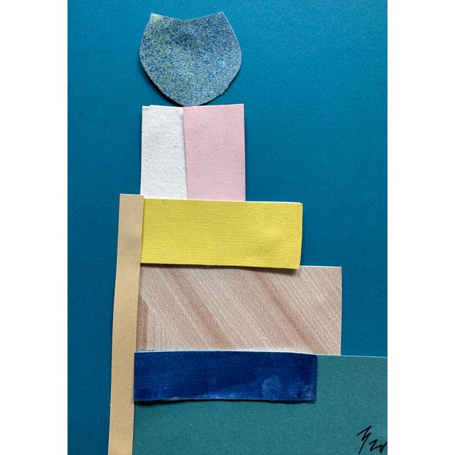 "Pop Music 3" Original Mixed-Media Collage on Paper by Zac Woodiel For Sale - Image 4 of 9