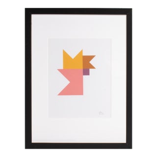 1995 “Konstruktion and Intuition” Serigraph Print by Anton Stankowski For Sale
