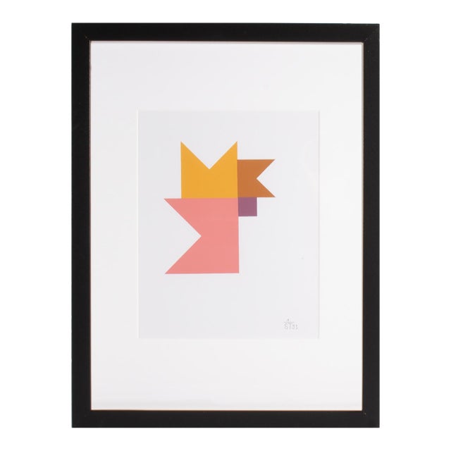 1995 “Konstruktion and Intuition” Serigraph Print by Anton Stankowski For Sale