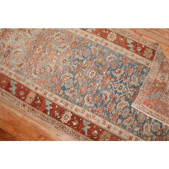 Textile Antique Persian Bidjar Runner - 3'3" x 13' For Sale - Image 7 of 9