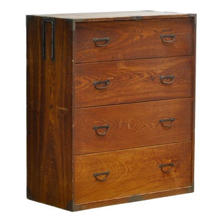 Japanese Tansu Chest of Drawers, 1870 For Sale