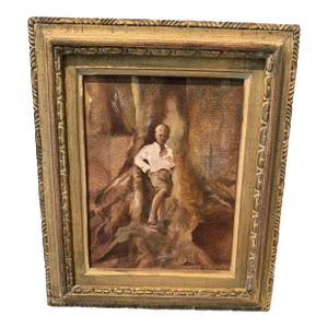 Charming Vintage Portrait of Young Boy