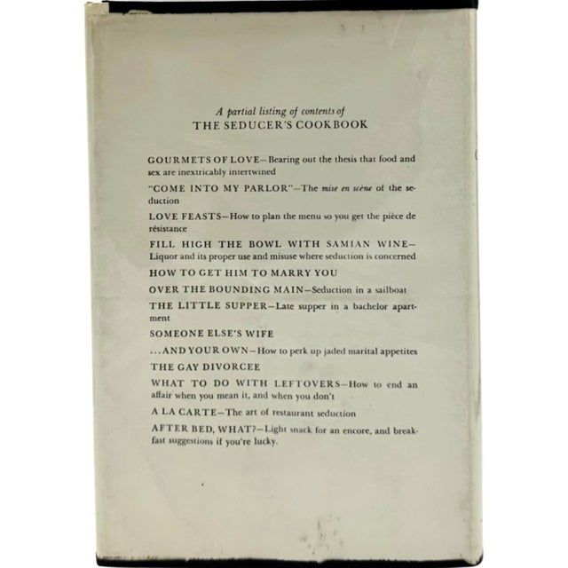 The Seducer's Cookbook by Mimi Sheraton 1962 First Edition For Sale - Image 11 of 12