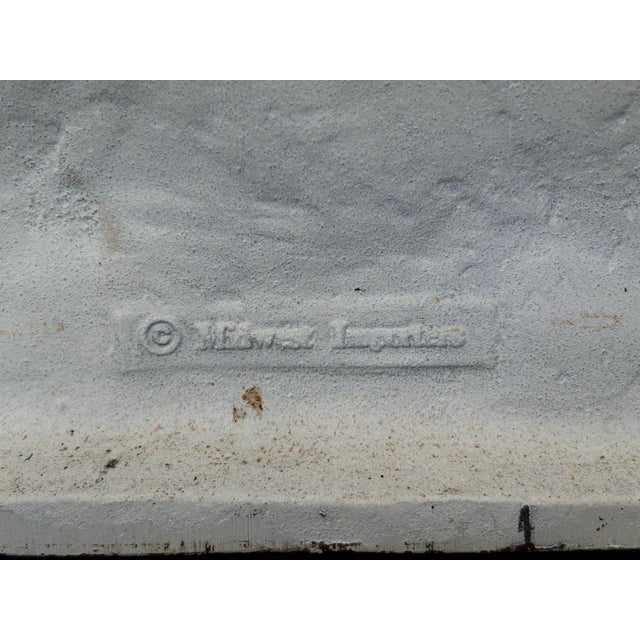 1970s Vintage Midwest Taiwan Noah’s Ark Cast Iron Doorstop For Sale - Image 5 of 8