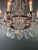 Metal 1910s Art Nouveau Brass Chandelier For Sale - Image 7 of 12
