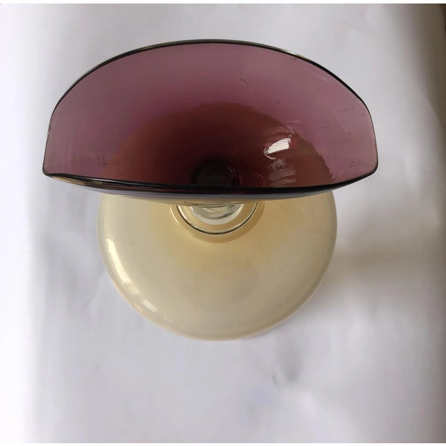 Crystal and Gold Murano Glass Bottle with Cap from Vetreria Anfora, 1986 For Sale - Image 6 of 9