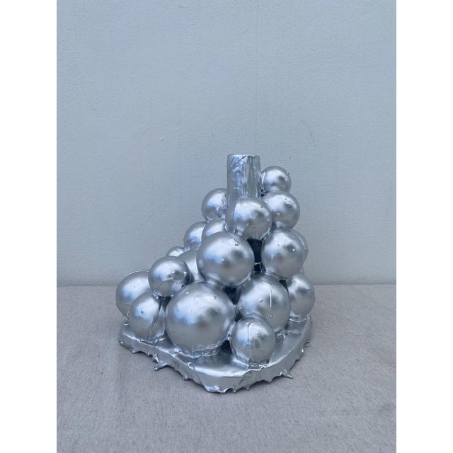 Bubbles Candelabra 01 in Silver by Carla Galmés Munar For Sale - Image 6 of 6