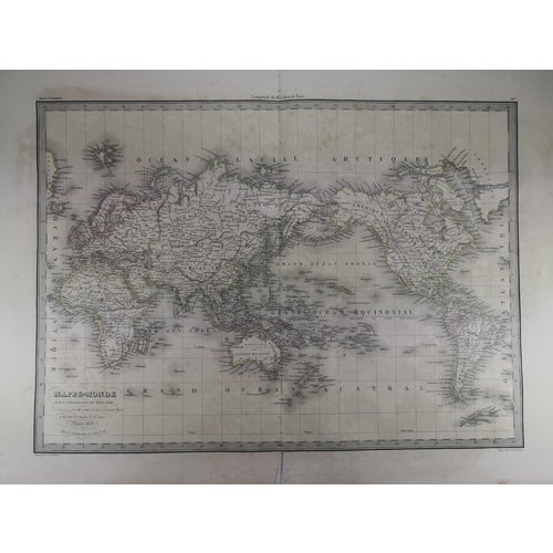 Mid 19th Century Ancient Mercator Map For Sale