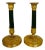 Pair Empire Style Bronze Candlesticks For Sale
