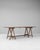 Red Mid 20th Century France Red Wood Dining Table For Sale - Image 8 of 11