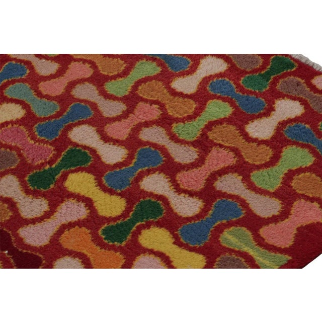 Vintage Zeki Muren Art Deco Rug, With Geometric Patterns, From Rug & Kilim For Sale In New York - Image 6 of 7