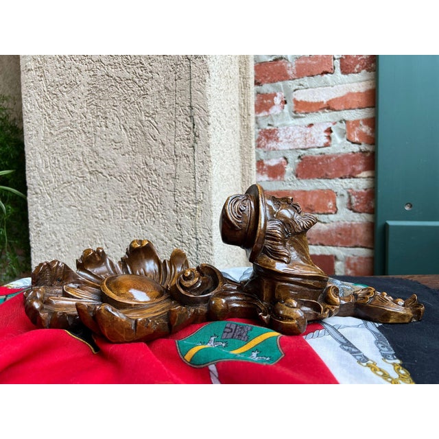 Antique French Wall Hanging Plaque Breton Brittany Carved Walnut C1890 For Sale - Image 11 of 18