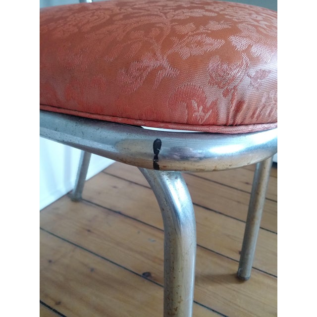 Retro 1950s Vinyl & Chrome Dining Chairs Set of 4 Chairish