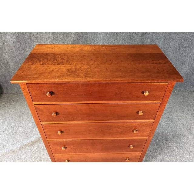 5-Drawer Cherry Chest of Drawers by the Woodshed For Sale - Image 11 of 18