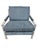 Vintage Milo Baughman Style Flat Bar Chrome Arm Chairs - Set of 2 For Sale In Philadelphia - Image 6 of 8