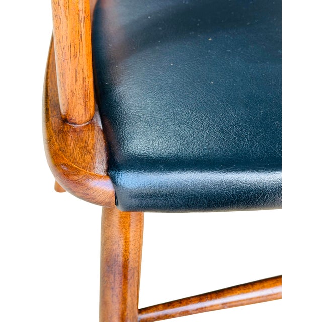Jack Cartwright for Boling Charter Mid-Century Modern Bent Walnut Armchair, Circa 1958 For Sale - Image 14 of 17