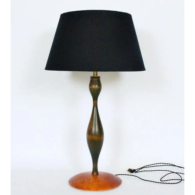 Tall Eva Zeisel RB Universal Woodworks Table Lamp, 1999 For Sale - Image 6 of 13