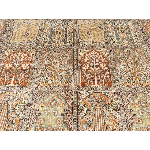 Mid-Century Modern Silk Rug, 1960s For Sale - Image 6 of 12