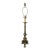 Vintage Stiffel Hollywood Regency Tripartite Brass Candlestick Table Lamp For Sale