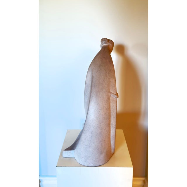 Vintage 1980 David Fisher for Austin Productions Beginnings Mother and Child Large Sculpture For Sale - Image 4 of 10