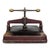19th Century Cast Iron and Bronze Paper Press For Sale - Image 9 of 9