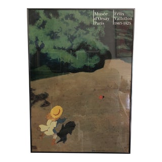 1986 Vintage Musée d’ Orsay Paris Felix Valloton Poster For Sale