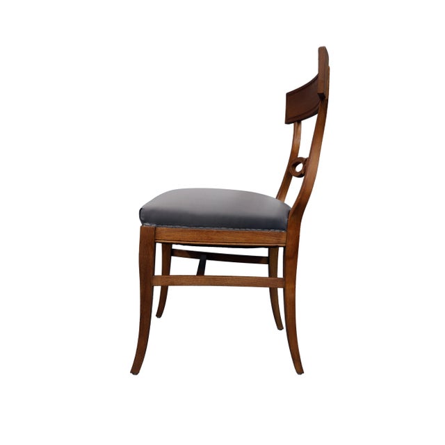 English Vintage Mid Century Upholstered Chair For Sale - Image 3 of 5