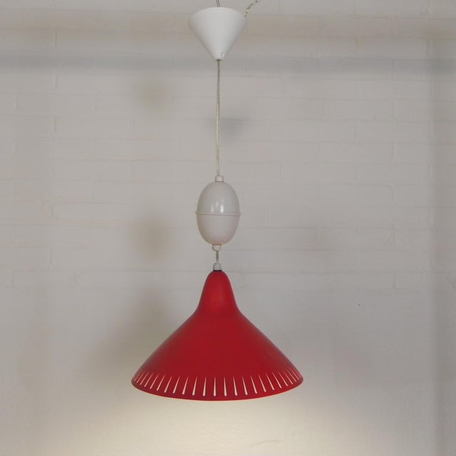 Pendant Lamp by H. Busquet for Hala, 1950s For Sale - Image 14 of 14